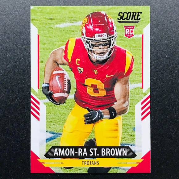 Amon-Ra St. Brown RC - 2021 Score #330 - Picture 1 of 2